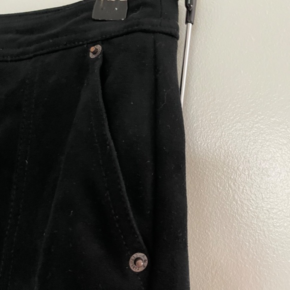 Abercrombie Black Faux-Suede Button-Up Mini Skirt Size XS - Picture 14 of 14